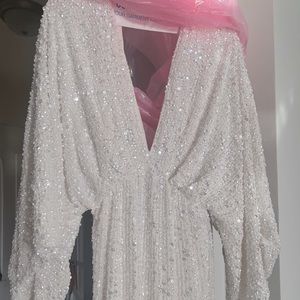 ASOS EDITION Ciara sequin kimono sleeve wedding dress
